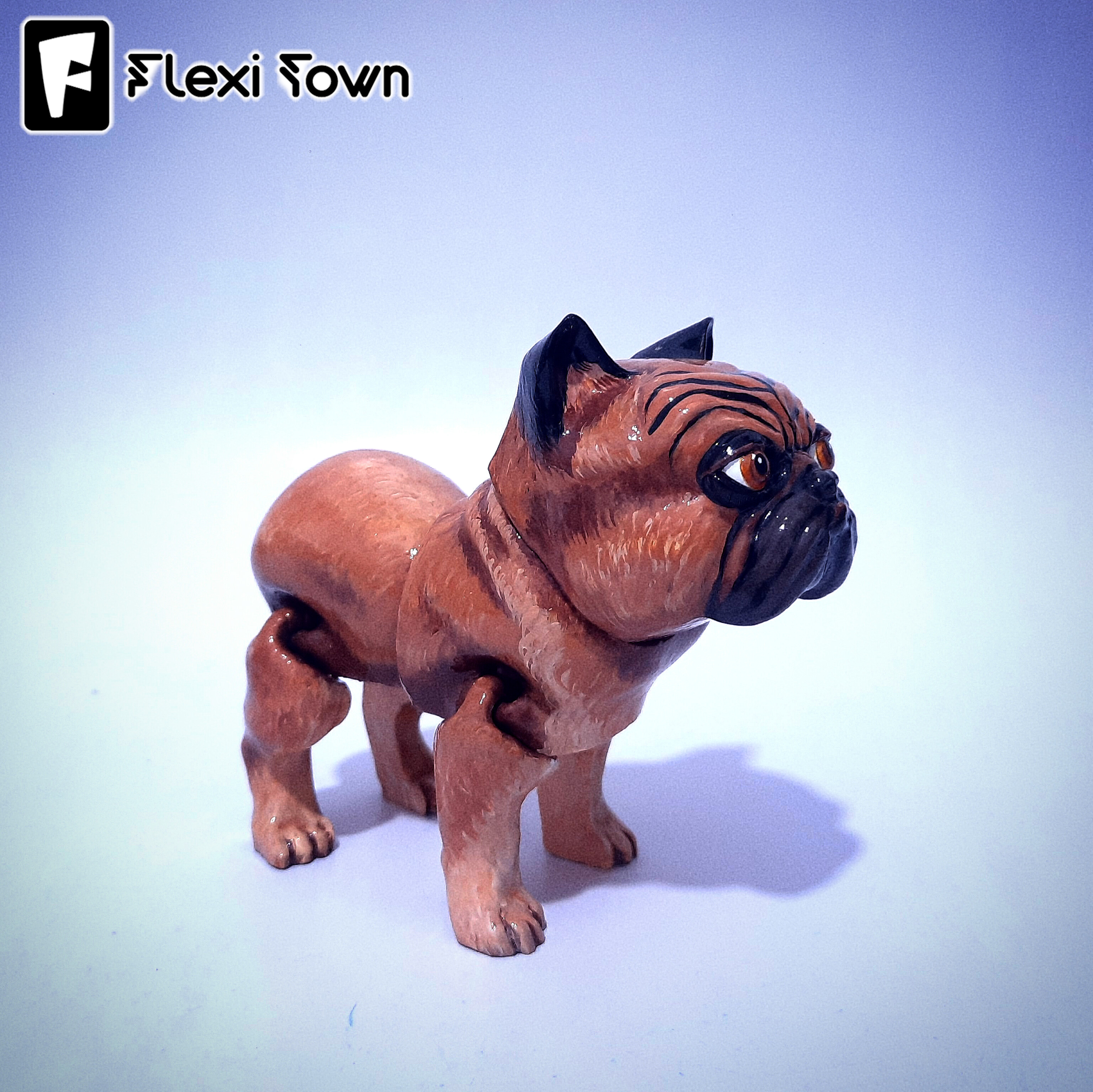 Flexi Print-in-Place Bulldog